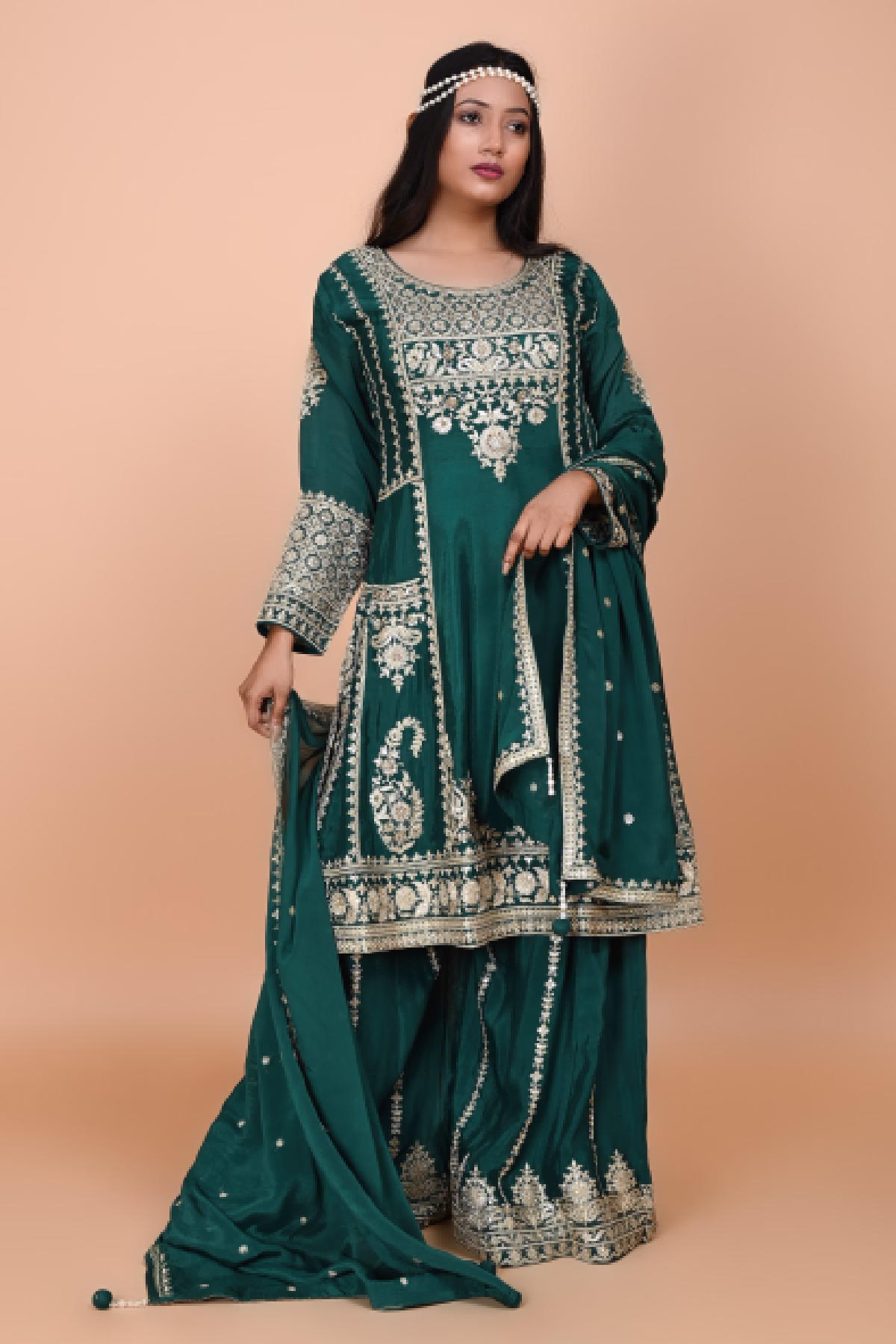 Silver Lehenga